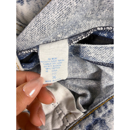 Vintage Bristol Blues Acid Wash Denim Shorts - 36