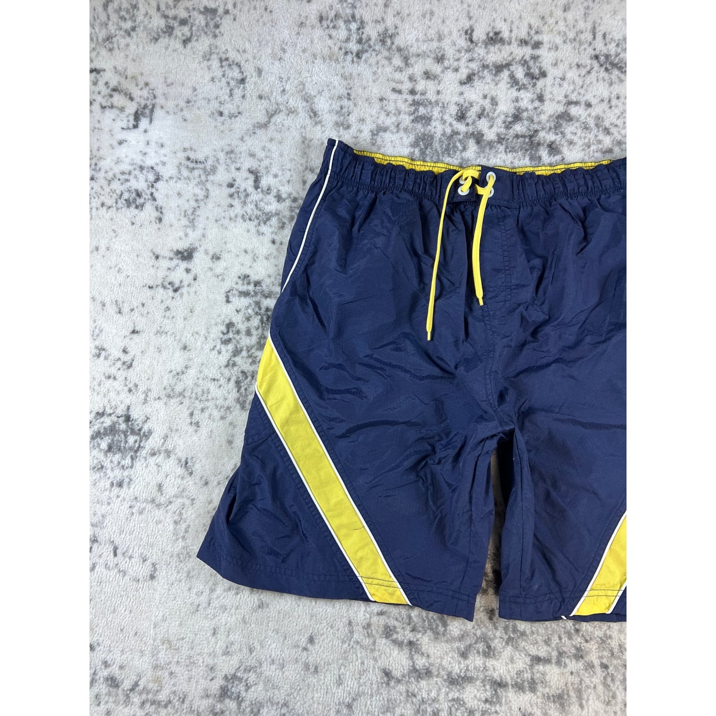 Energy Zone Y2k Stripped Swim Trunks - L