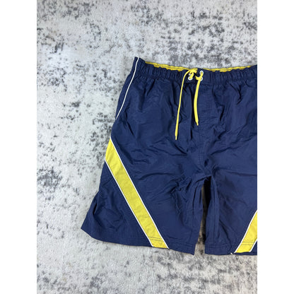 Energy Zone Y2k Stripped Swim Trunks - L