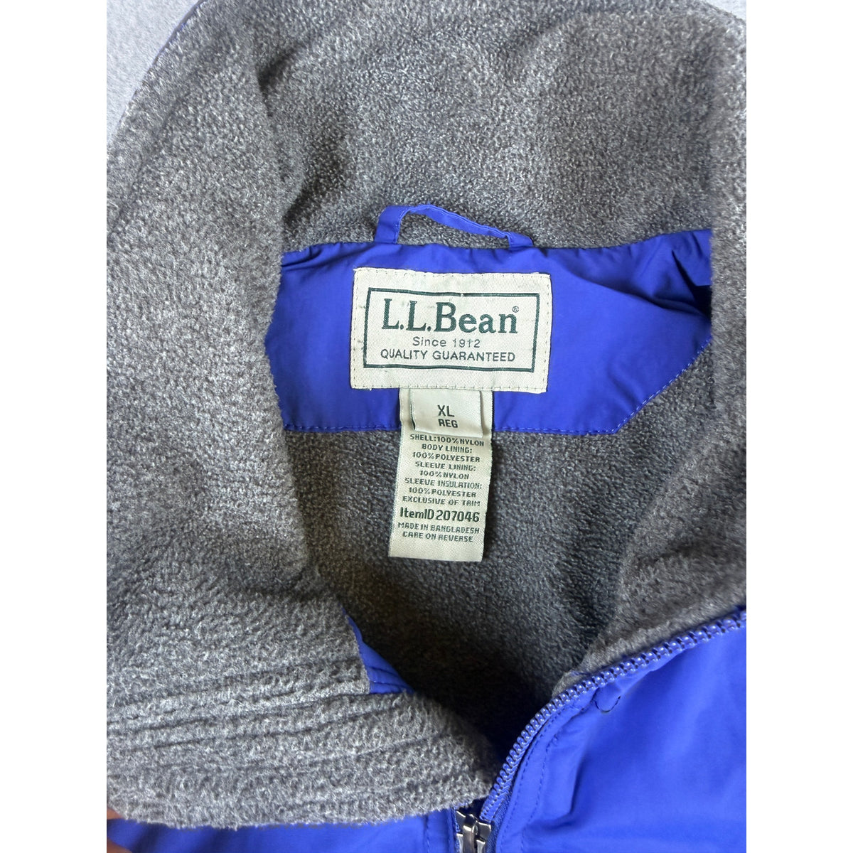 LL Bean Warm-Up Bomber Jacket - XL