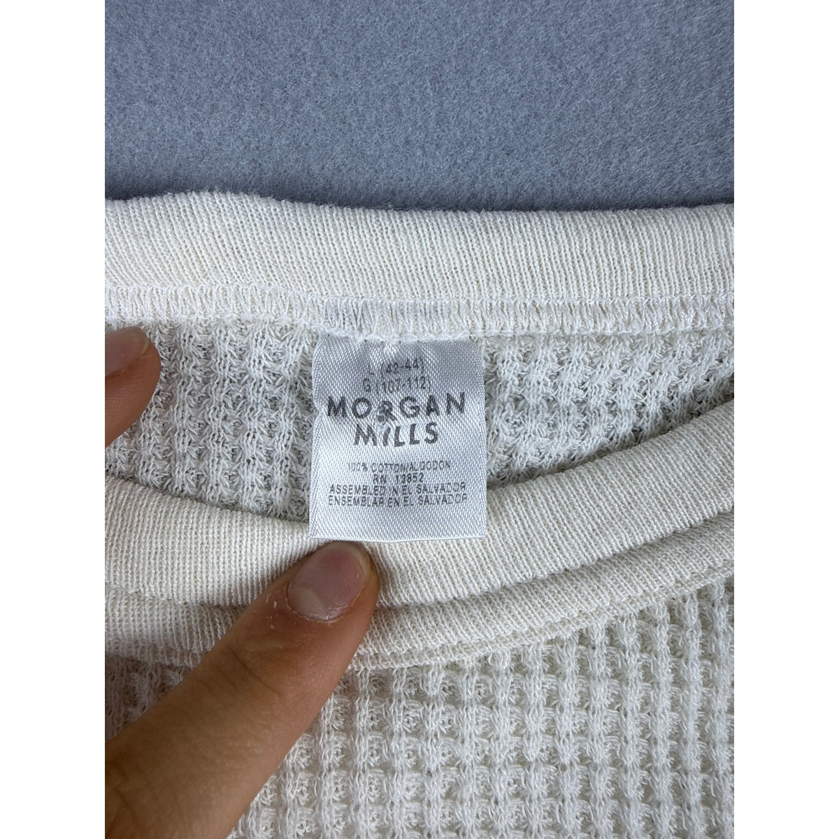 Vintage Morgan Mills Thermal Shirt - L