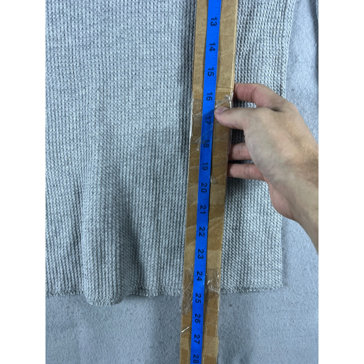 Fruit of the Loom Thermal Henley Shirt - S