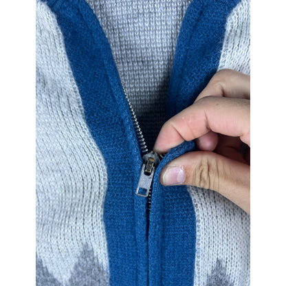 Vintage Brent Argyle Diamond Cardigan - S