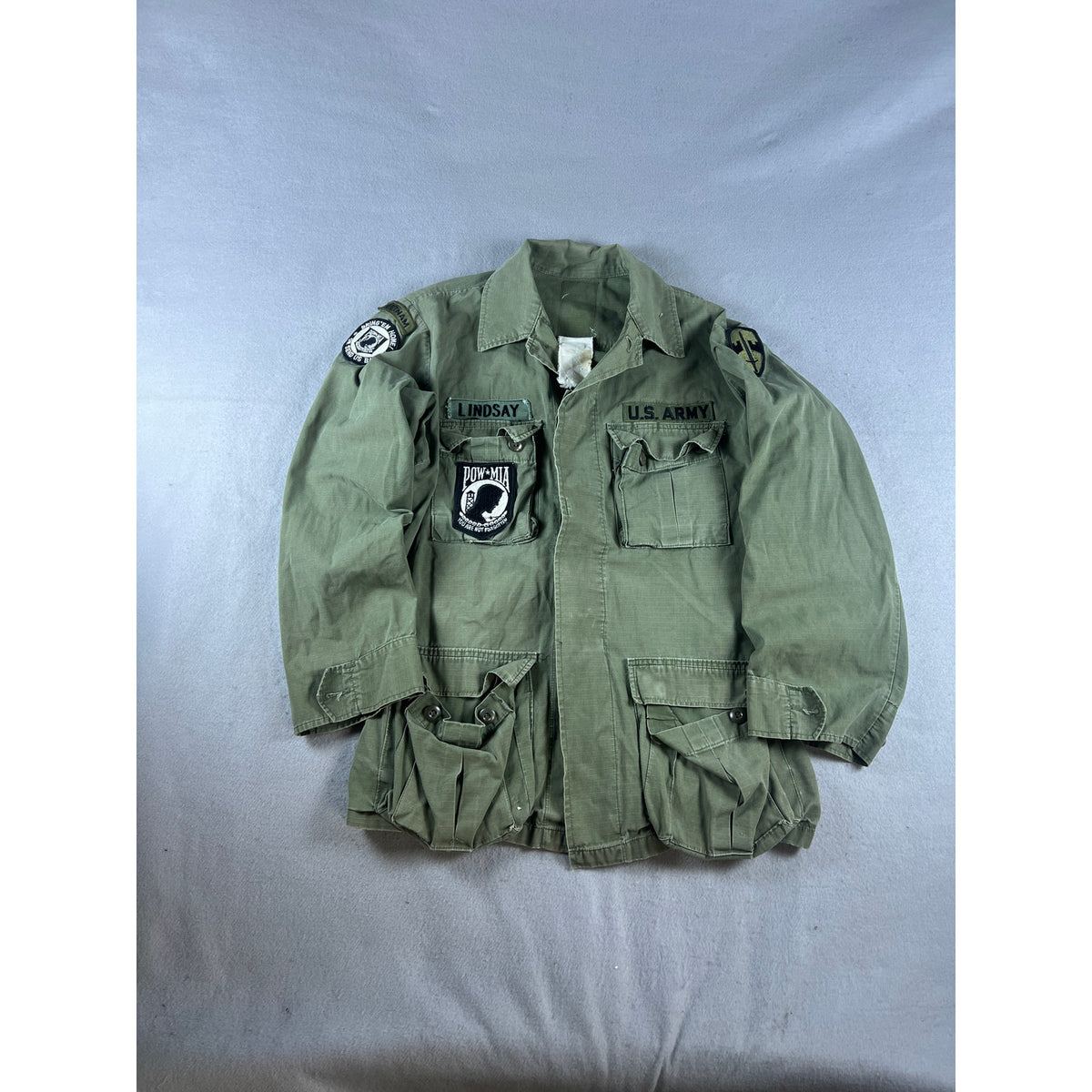 Vintage Vietnam War US Army Ripstop Jungle Jacket Shirt - M