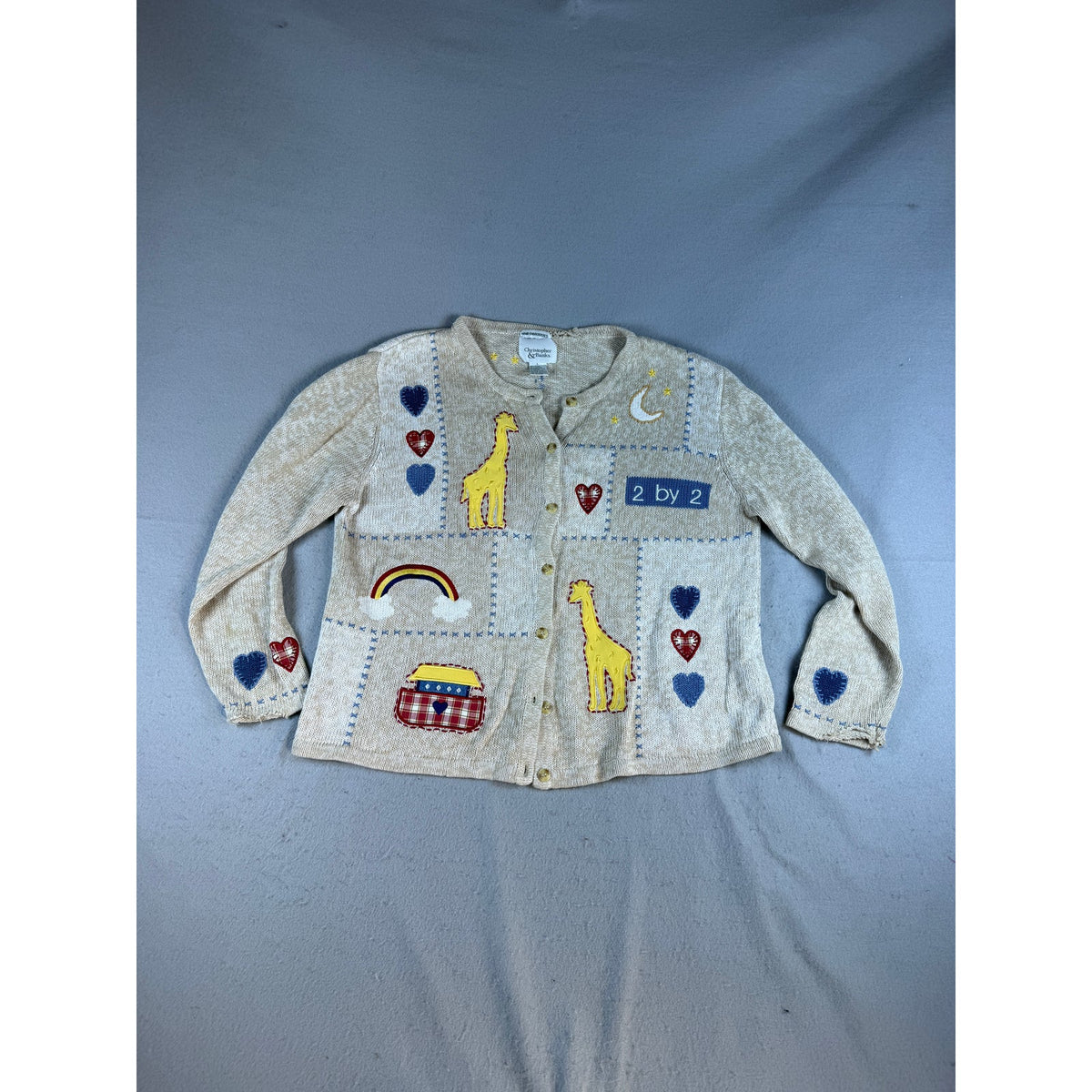 Vintage Christopher & Banks Embroidered Cardigan - L