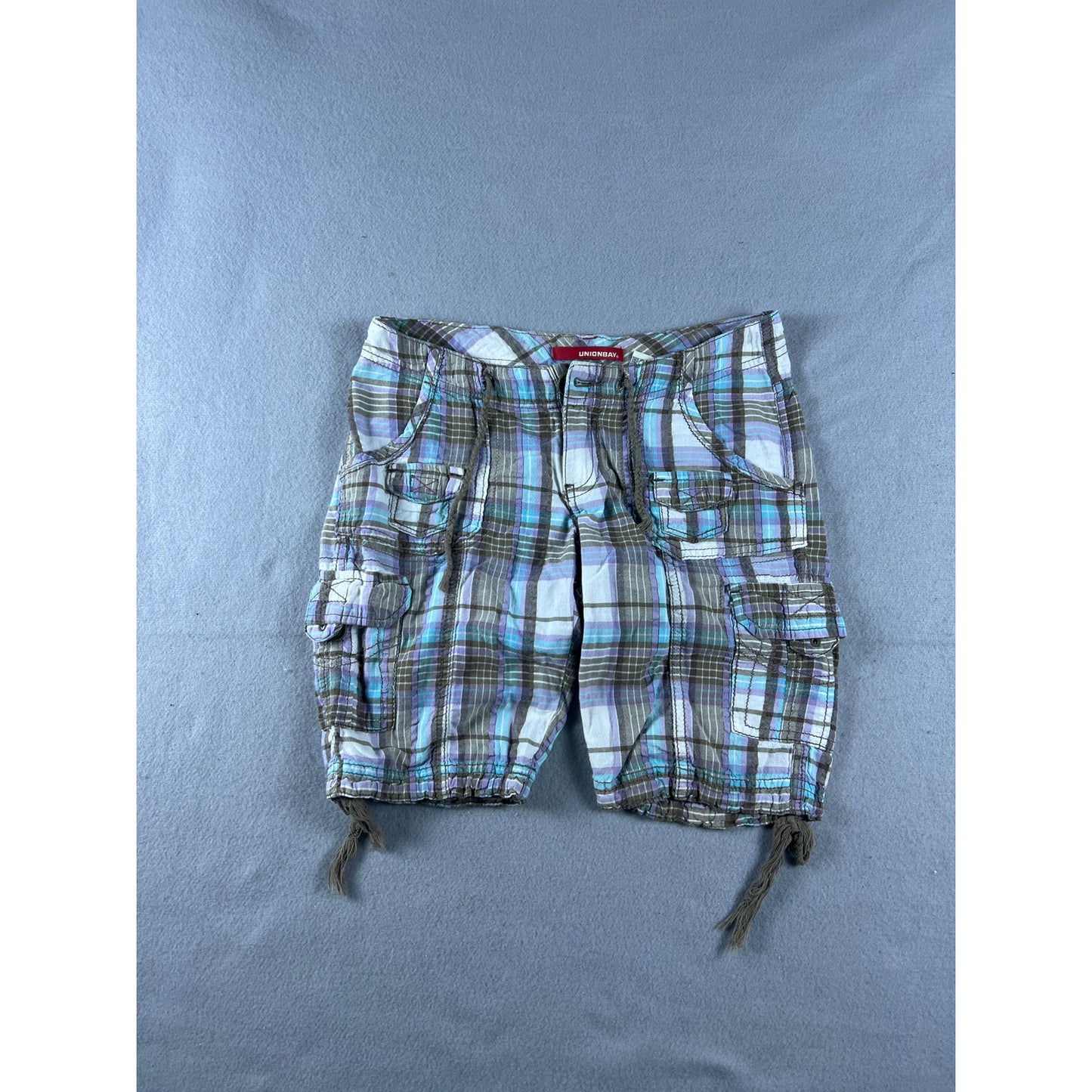 Unionbay Plaid Cargo Shorts - 10