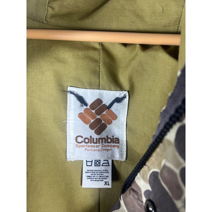 Vintage Columbia Duck Camo Hunting Jacket - XL