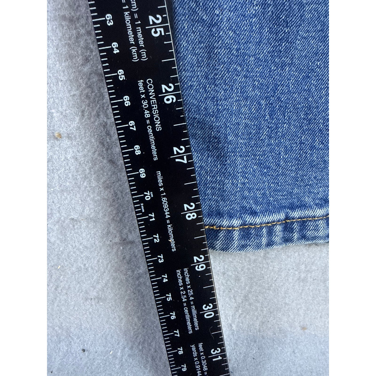 Levi's 505 Regular Fit Denim Jeans - 38x32