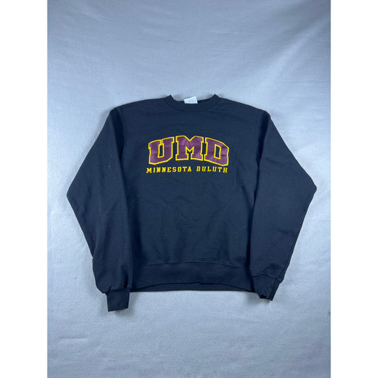 Y2k Back Minnesota Duluth Spellout Crewneck - S