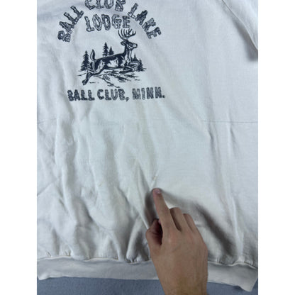 Vintage Ball Club Lake Lodge Minnesota Sweatshirt - M