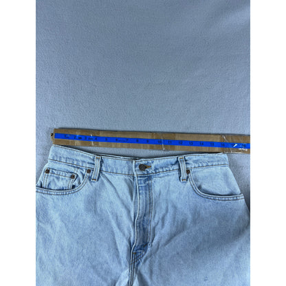Vintage 90s Levi's 551 Denim Cut Off Shorts - 16