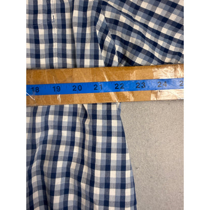 George Gingham Plaid Shirt - L