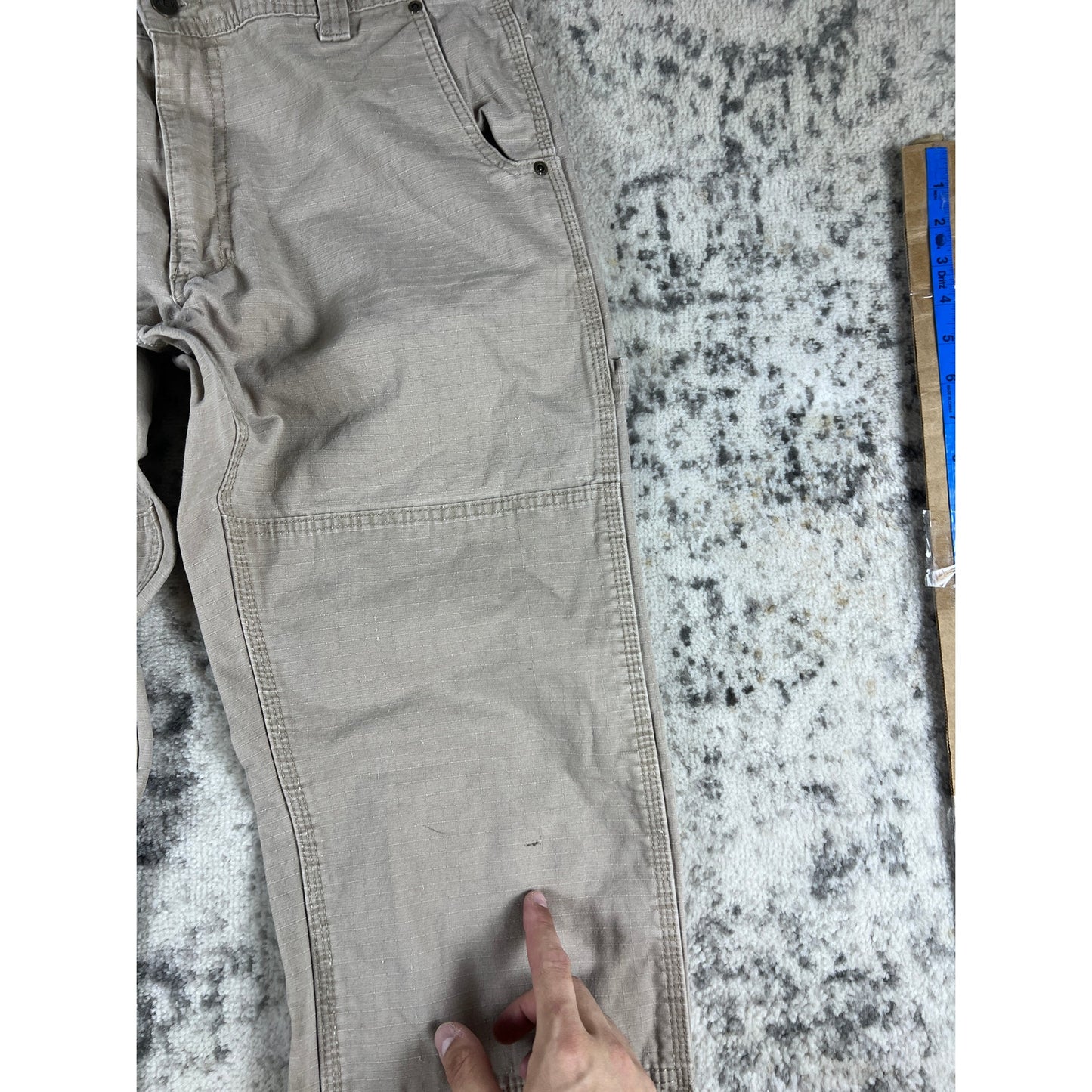 Vintage Key Double Knee Tan Carpenter Pants - 34