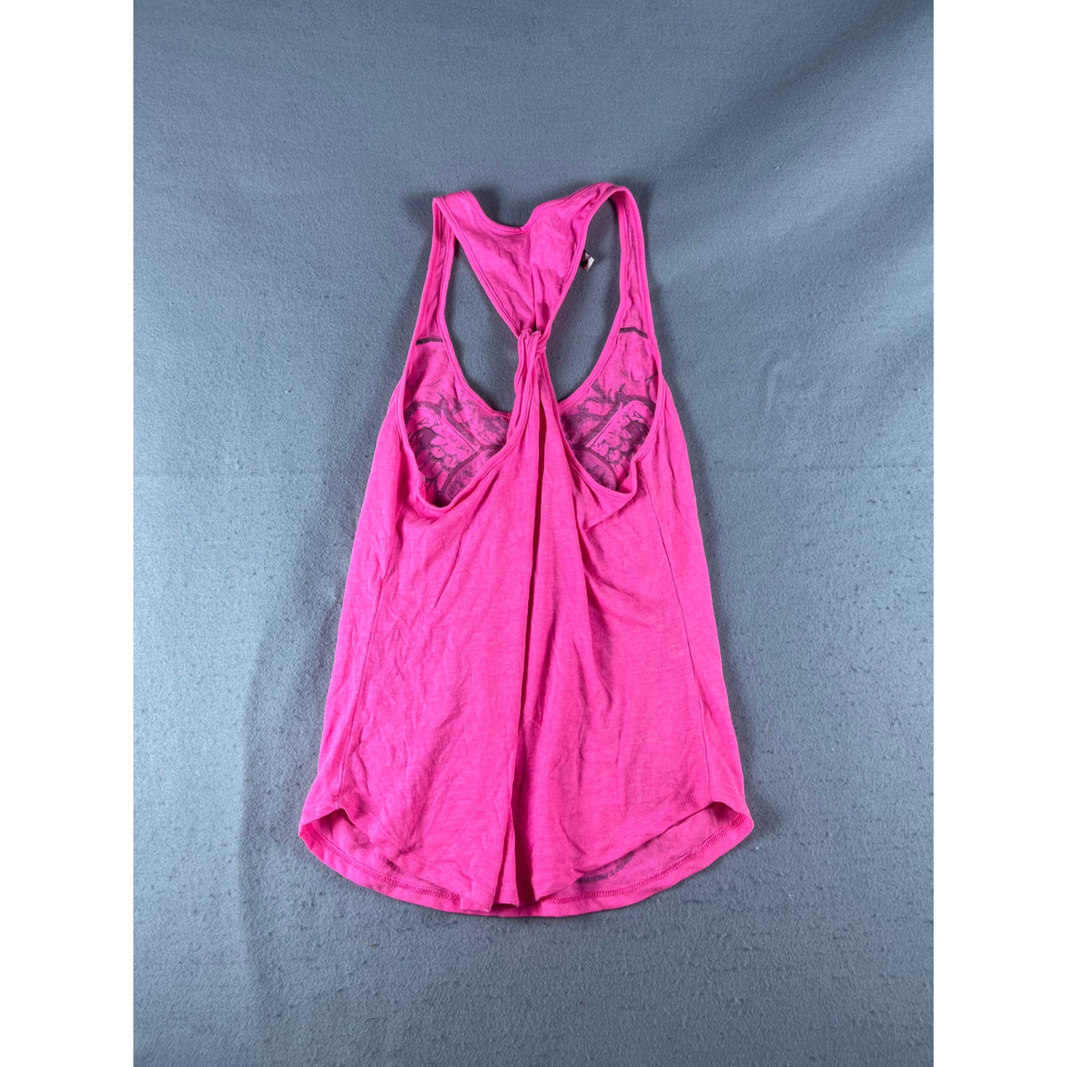 Y2K Grunge Angel Wings Ransom Tank Top - M