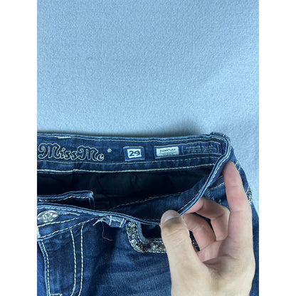 Miss Me Signature Skinny Embellished Jeans - 29