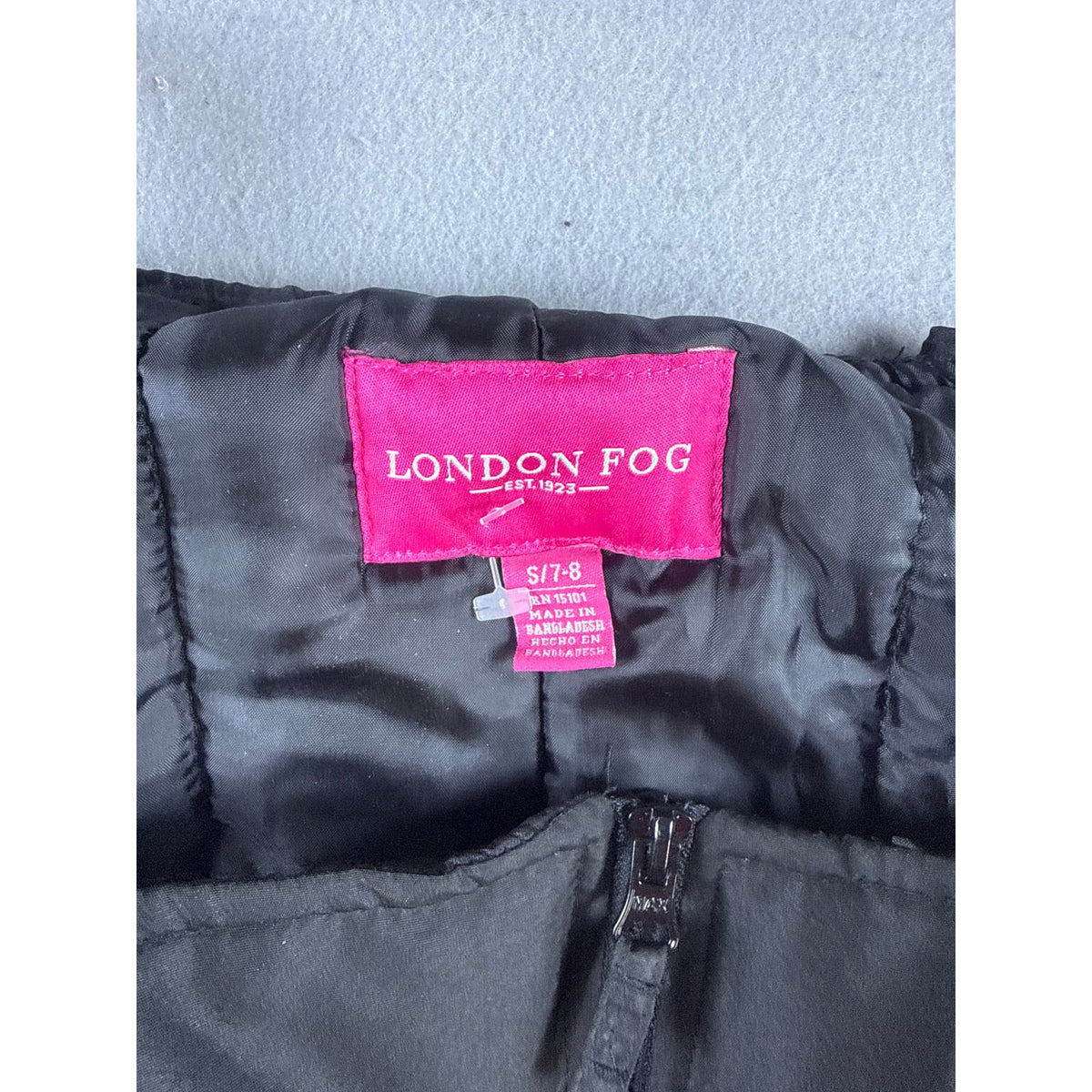 London Fog Ski Bibs Overalls Girls - S/7-8