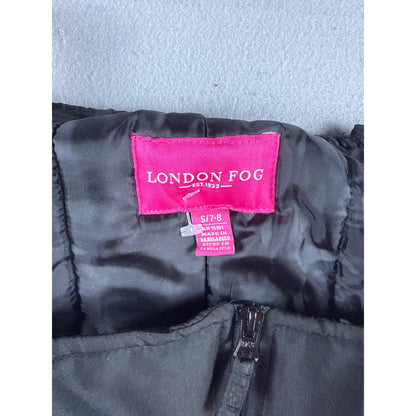 London Fog Ski Bibs Overalls Girls - S/7-8