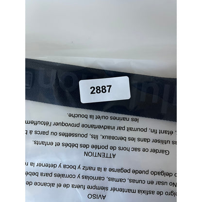 Lululemon Never Lost Keychain Clip & Strap Webbing Logo