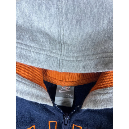 Vintage Blue Toddler Nike Spellout Hoodie - 12M