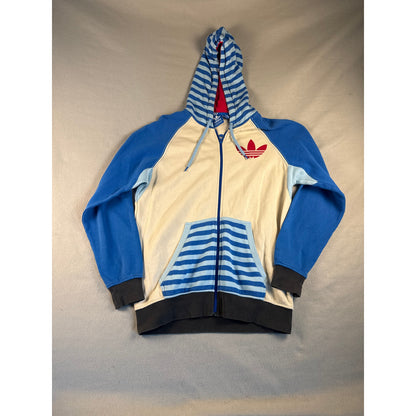 Adidas Originals Striped Hoodie - M
