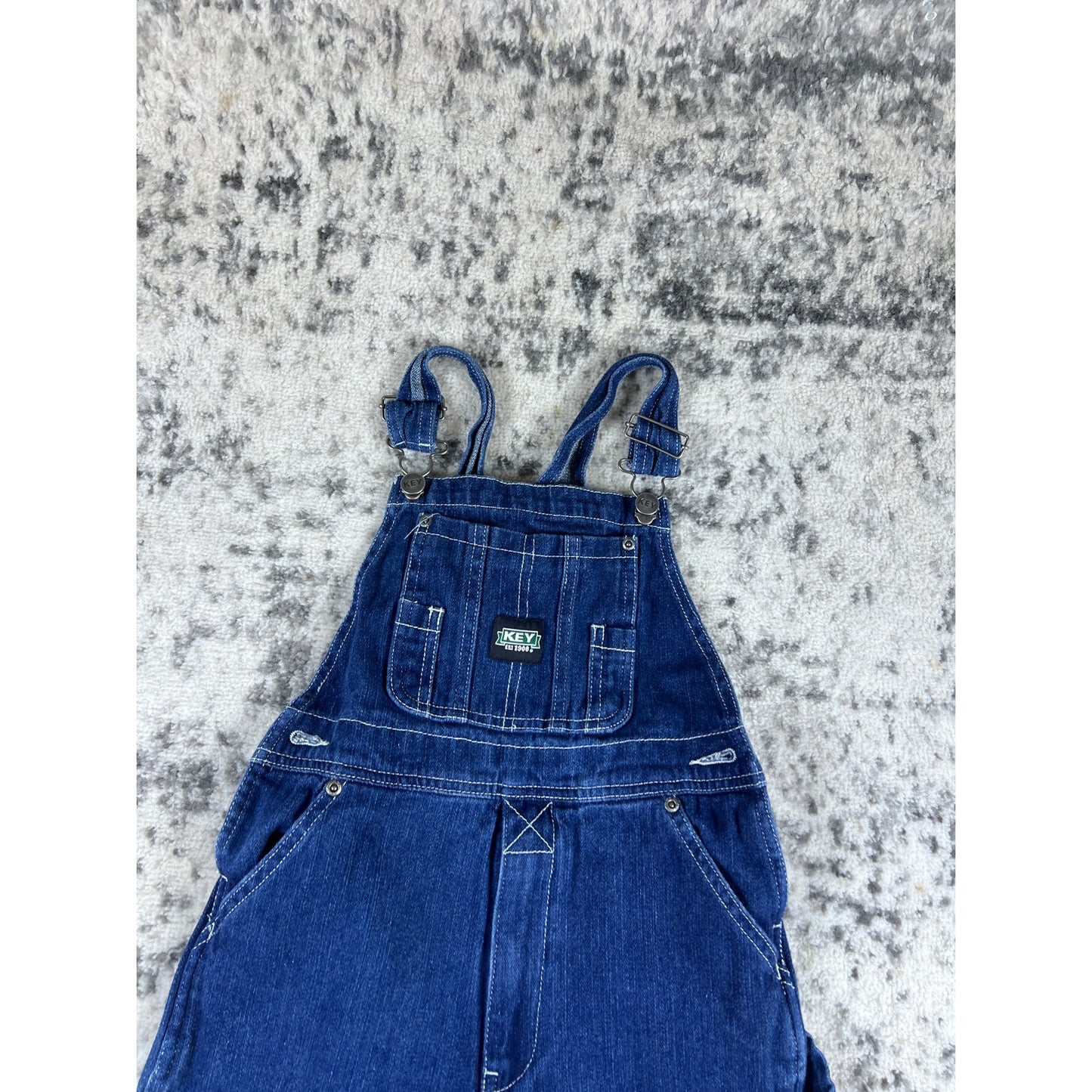 Vintage Key Denim Overalls - Y8