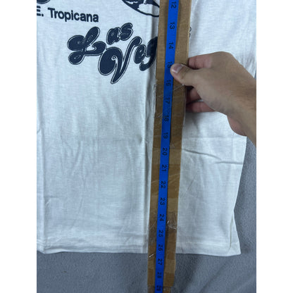 Vintage 70s Franks Bar Las Vegas Ringer T-Shirt - M