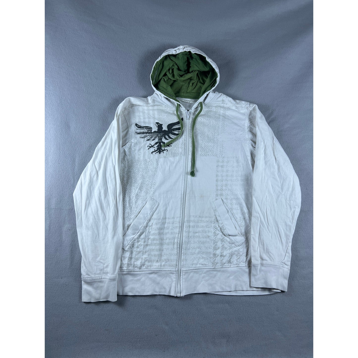 Vintage Y2K Eagle Hoodie - XL
