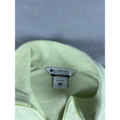 Columbia Green Full Zip Fleece Jacket - M