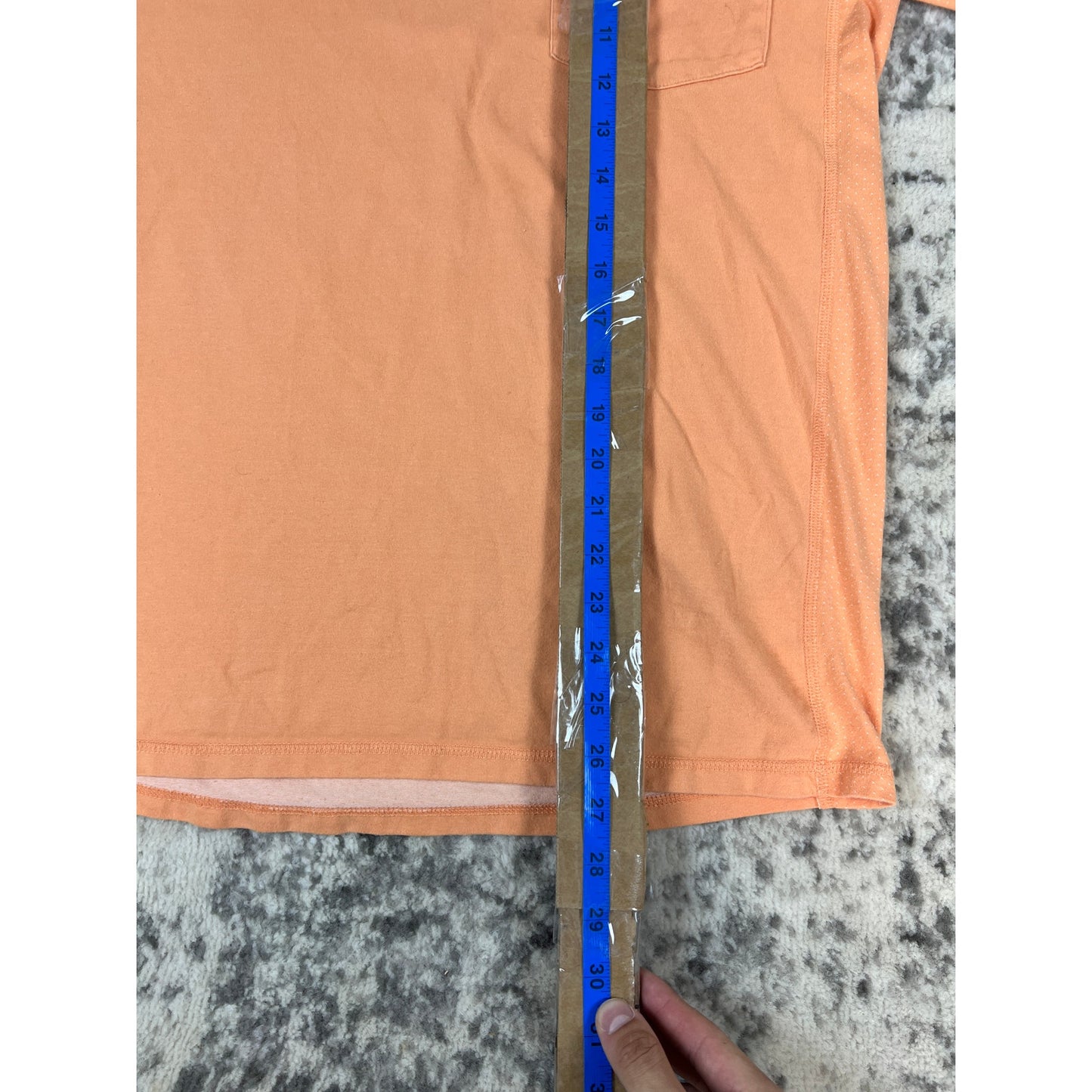 Y2k Orange Carhartt Force Relaxed Fit Shirt - S