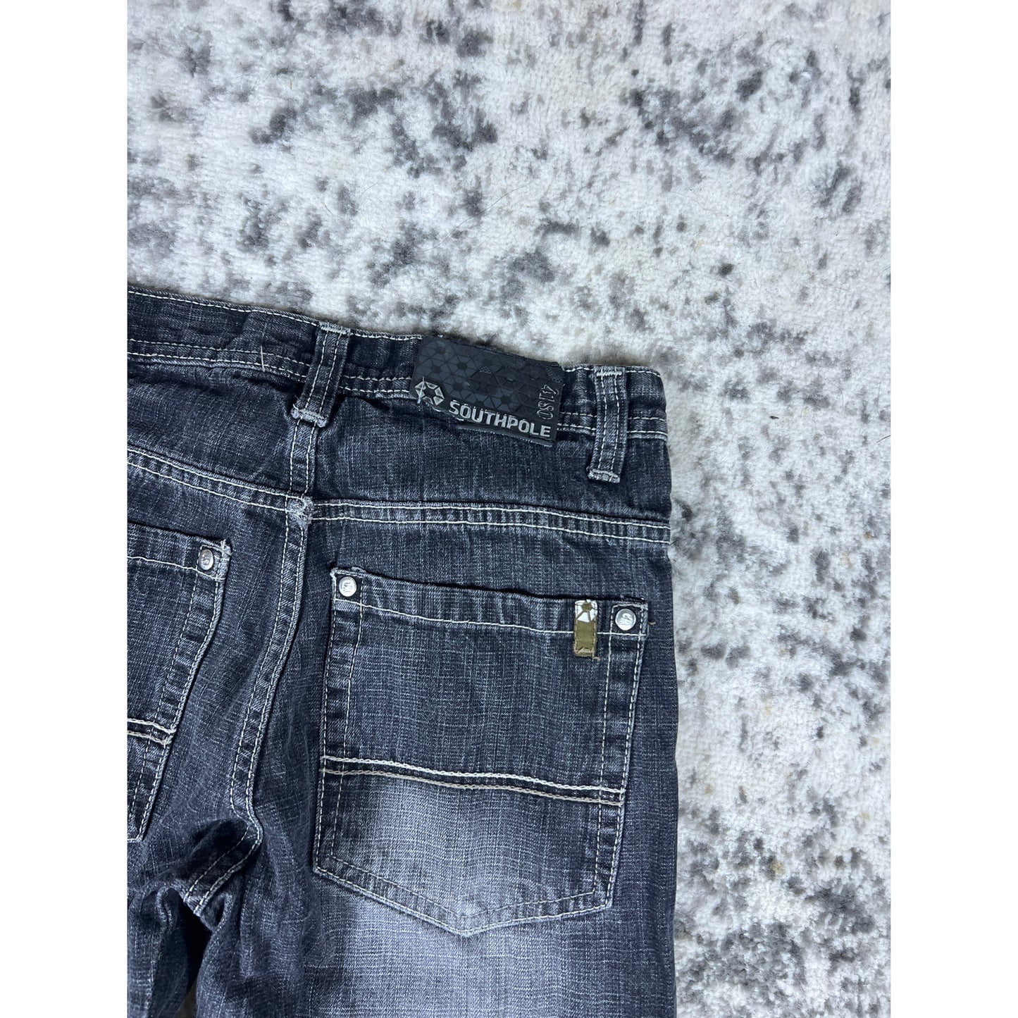 Vintage Faded Black Southpole Jeans - Y12
