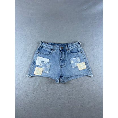 Billabong x Wrangler Patchwork Floral Denim Shorts - 28