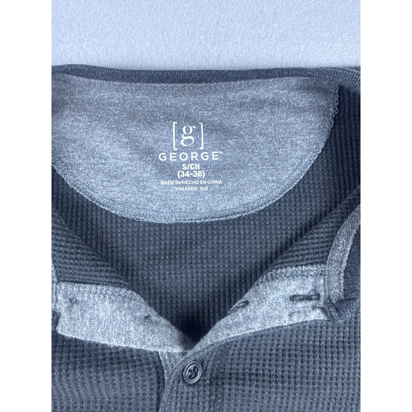 George Thermal Henley Shirt - S