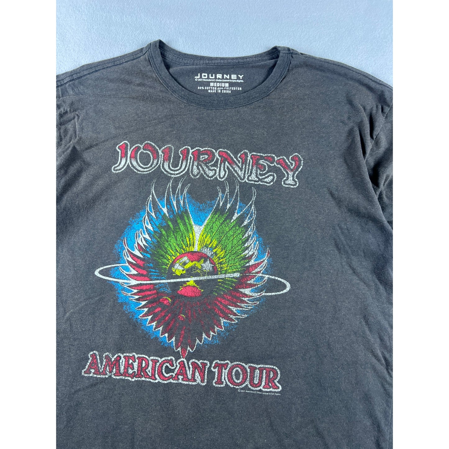 Journey American Tour 2021 Gray T-Shirt - M