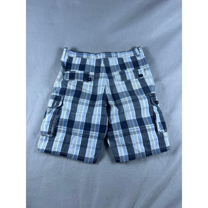 Canyon Creek Plaid Cargo Shorts - 34