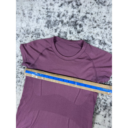 Lululemon Swiftly Tech Seamless Short Sleeve Mauve Top - XS