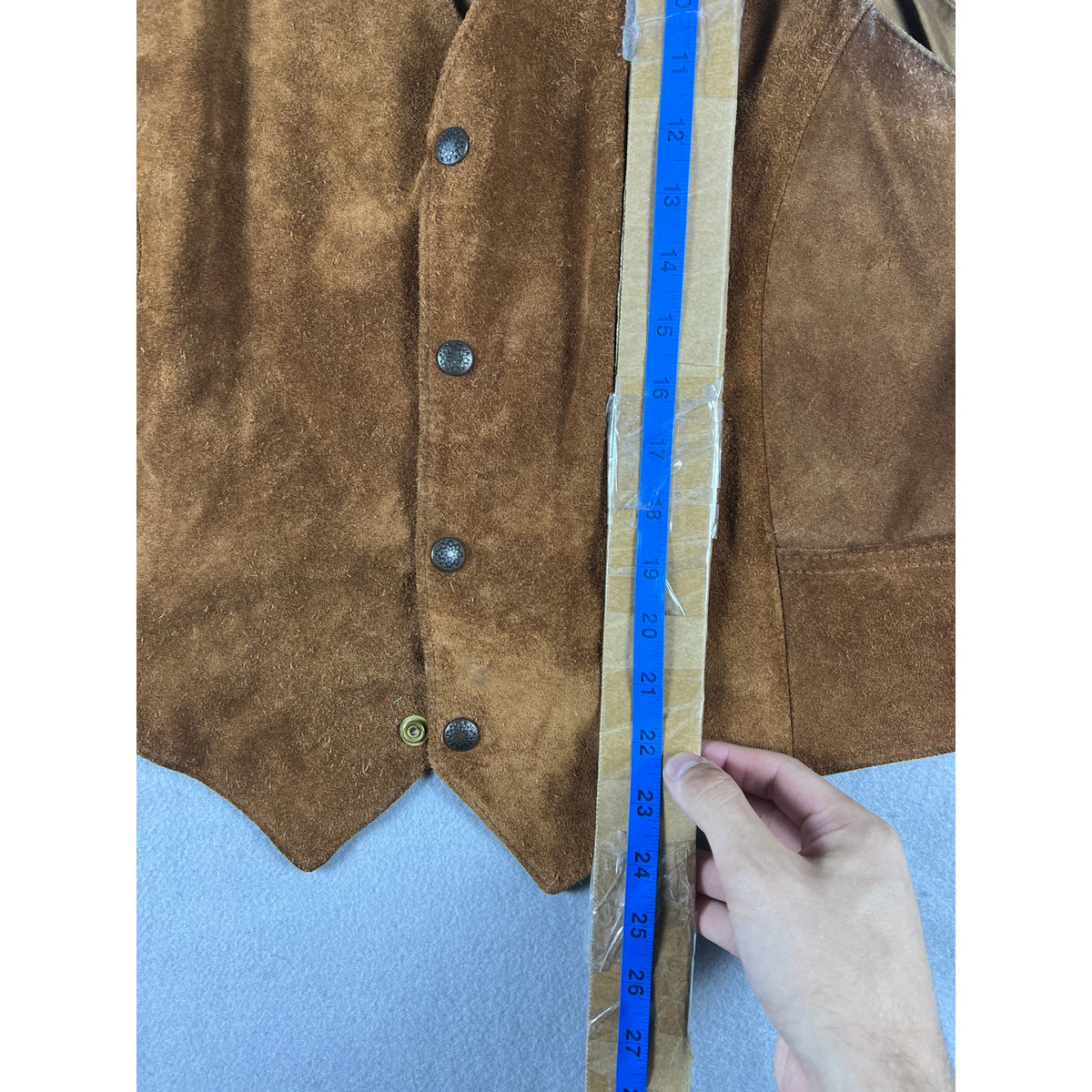 Vintage Pioneer Wear Leather Vest - 44