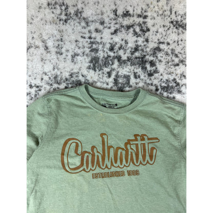 Carhartt Green Graphic Spellout Tee - XS