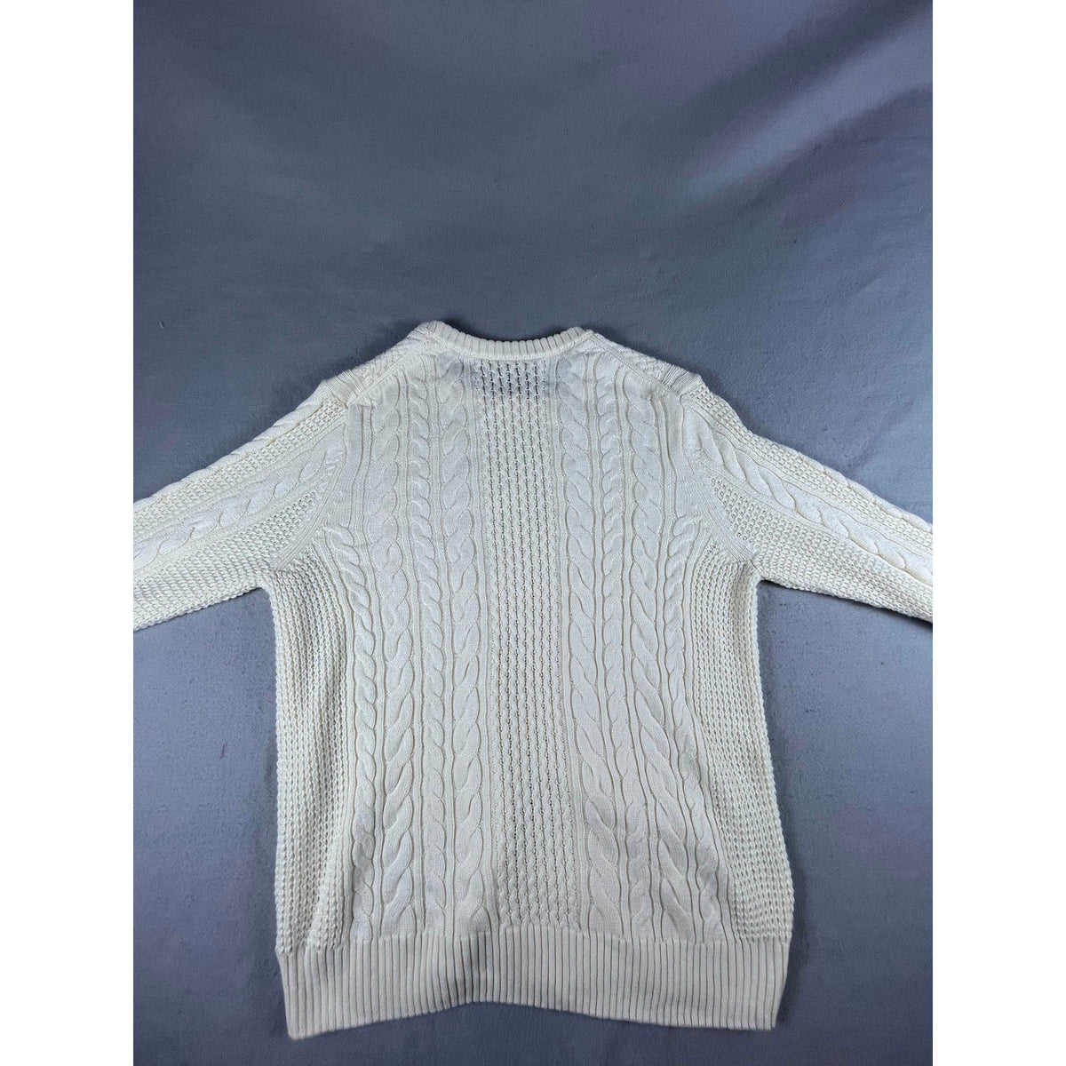 Sonoma Cable Knit Fisherman Sweater - XL