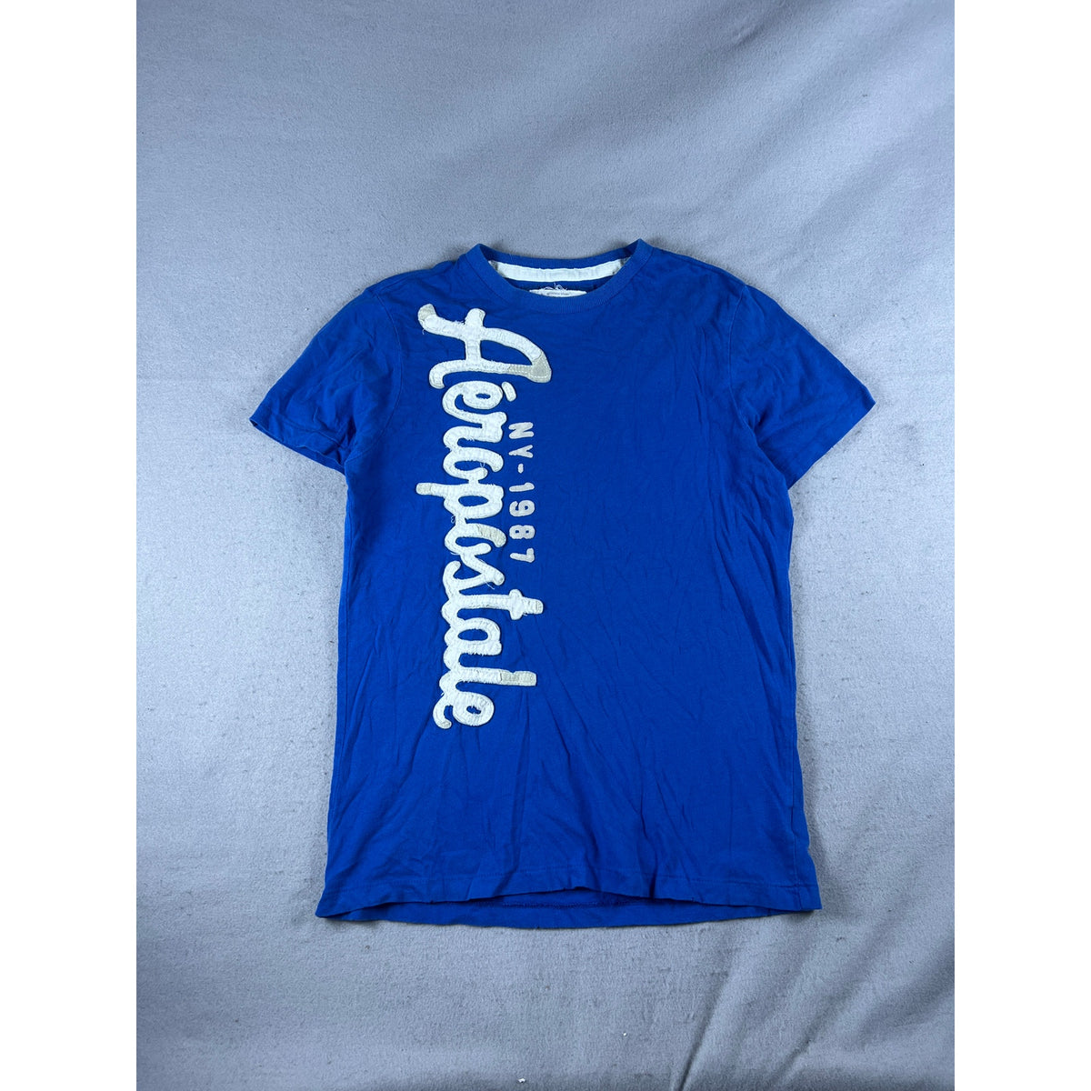 Aeropostale Spellout Applique T-Shirt - M