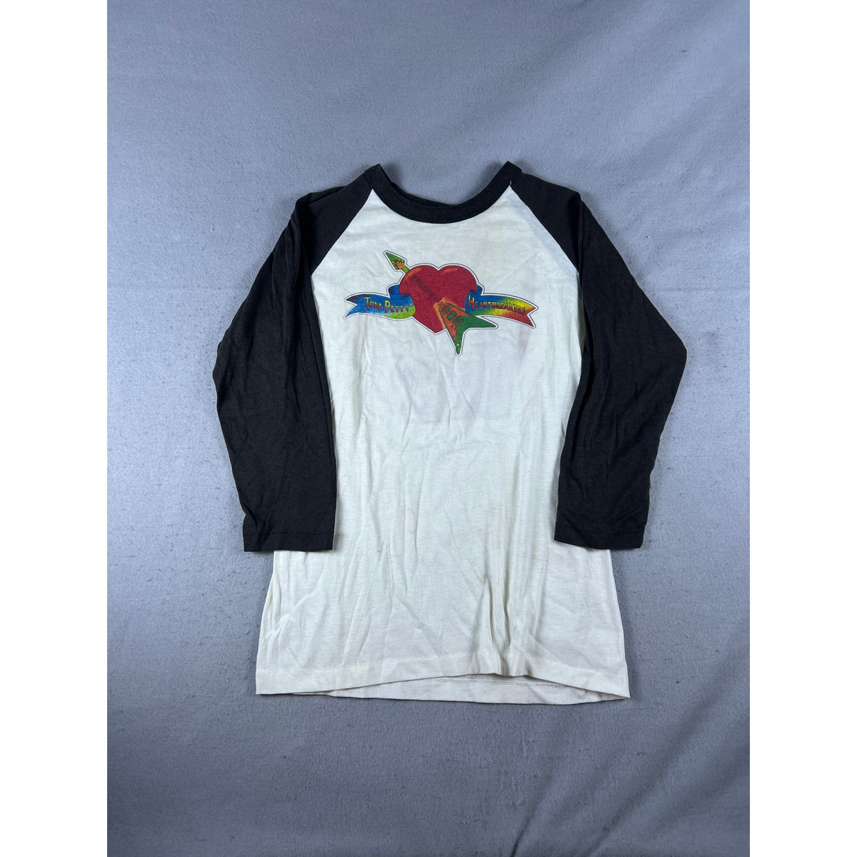 Vintage Tom Petty and the Heartbreakers Baseball Raglan Shirt - L