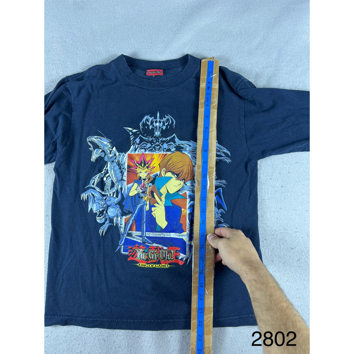 Vintage Y2K Yu-Gi-Oh! Yugi Kaiba King of Games T Shirt Youth - M