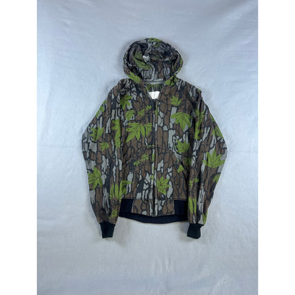 Vintage SafTbak Trebark Camo Hunting Hoodie -M