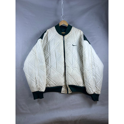Vintage Nike Swoosh Reversible Puffer Jacket - XXL