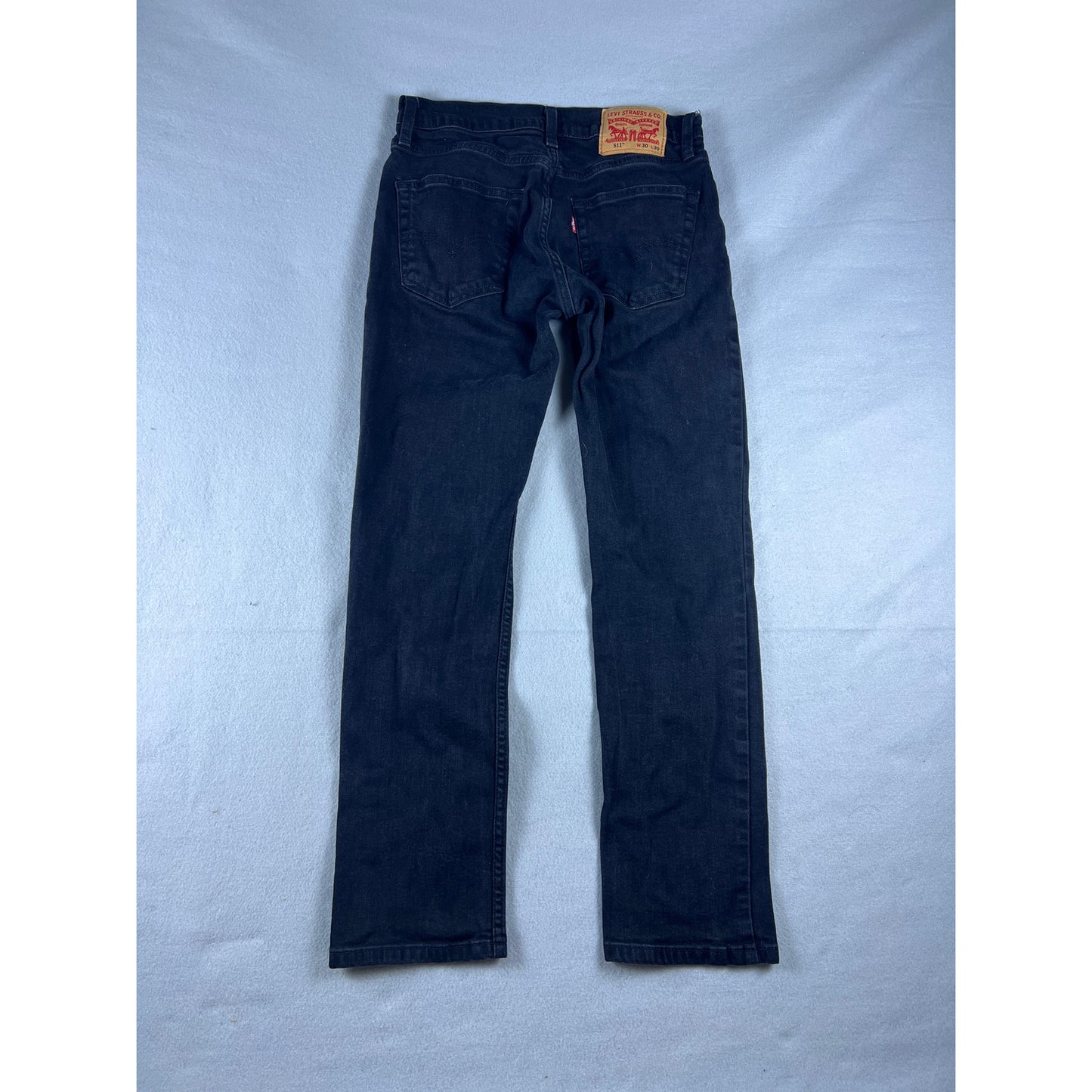 Levi 511 Black Straight Leg Pants - 30