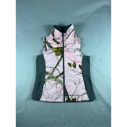 Northcrest Pink Camo Quilted Vest Womens - M