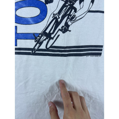 Vintage 90s Tour De France Cycling T Shirt - XL