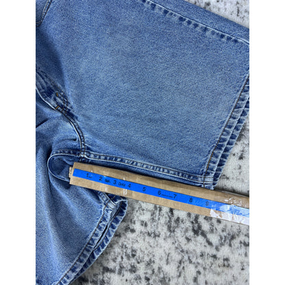 VTG Levi 505 Light Wash Denim Jean Shorts Sz 36 Made in USA 90s