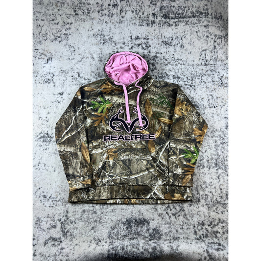 Realtree Camo Hunting Hoodie Womens - L
