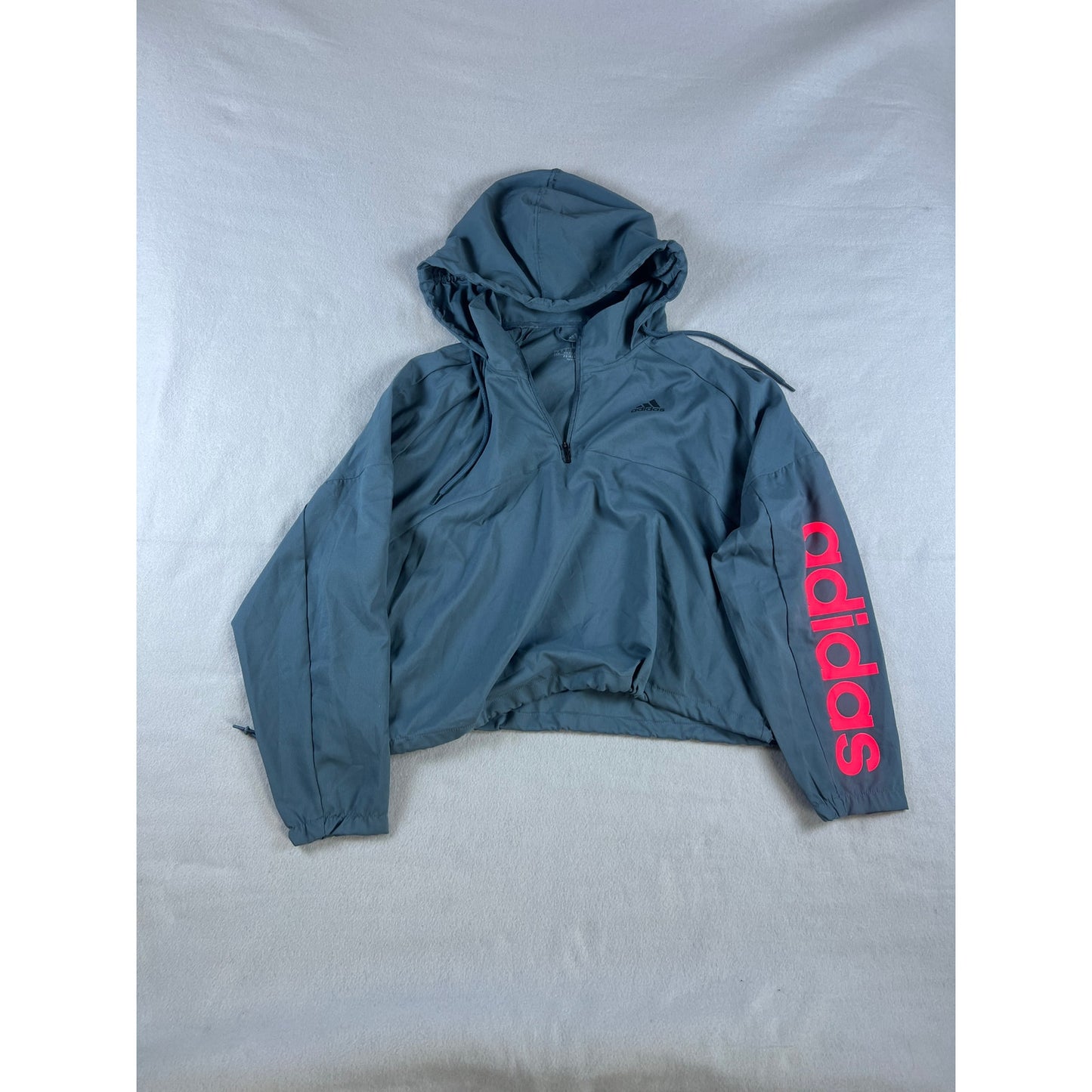 adidas Crop Windbreaker Jacket Womens - L