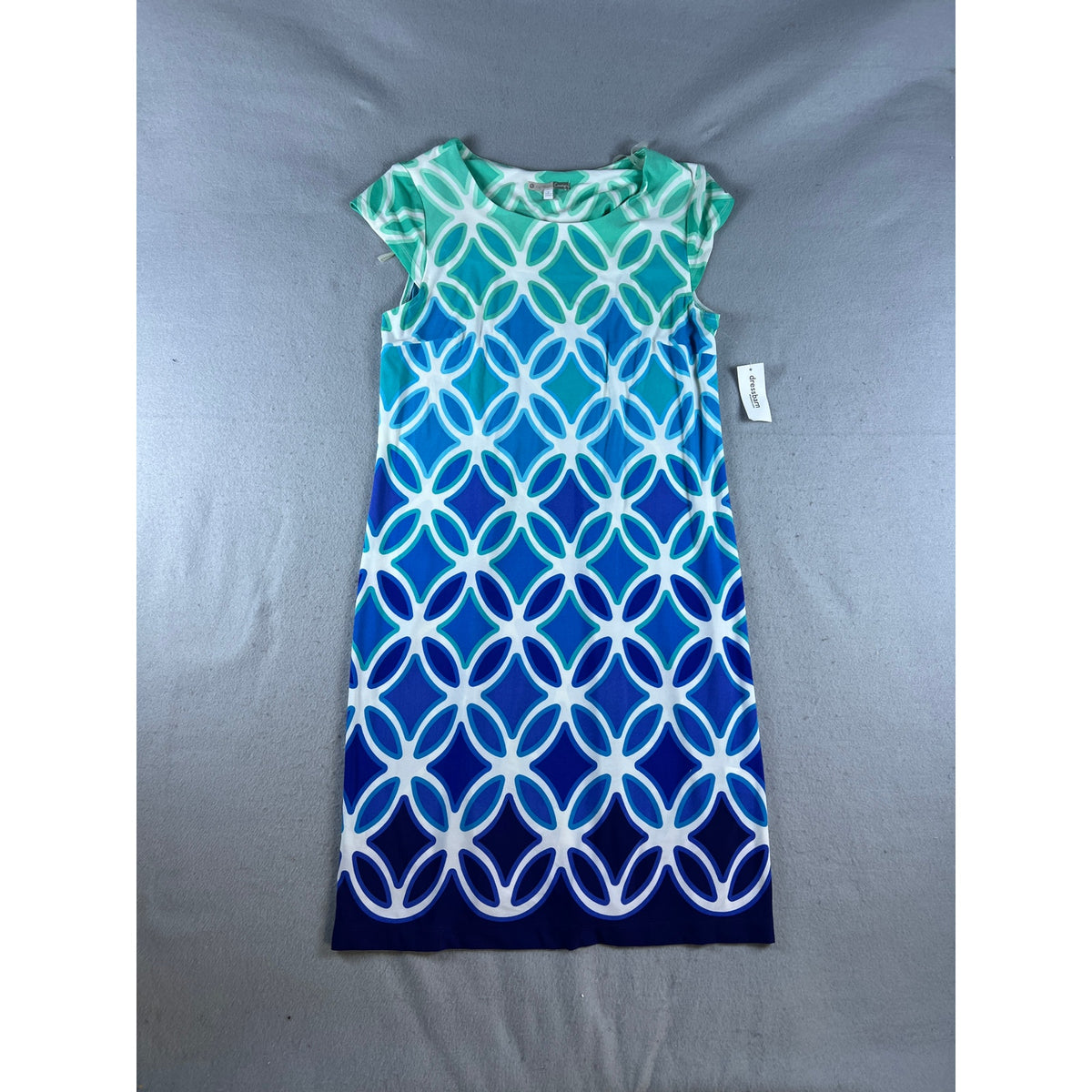 Dressbarn Signature Camryn Geometric Ombre Dress - 12